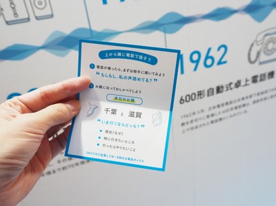 電話ボックス事後リリース07 よみくじを開いた様子